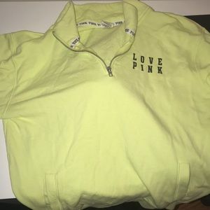 Victoria’s Secret zip up crew neck